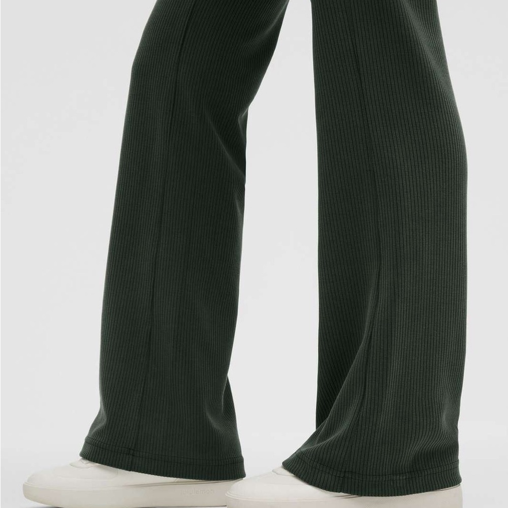 Lululemon Athletica Dark Green Flare Pants